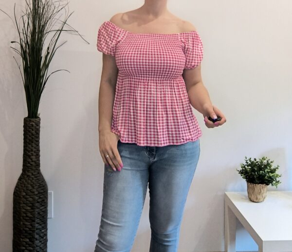 Blusa Daisi rosa - Imagen 3