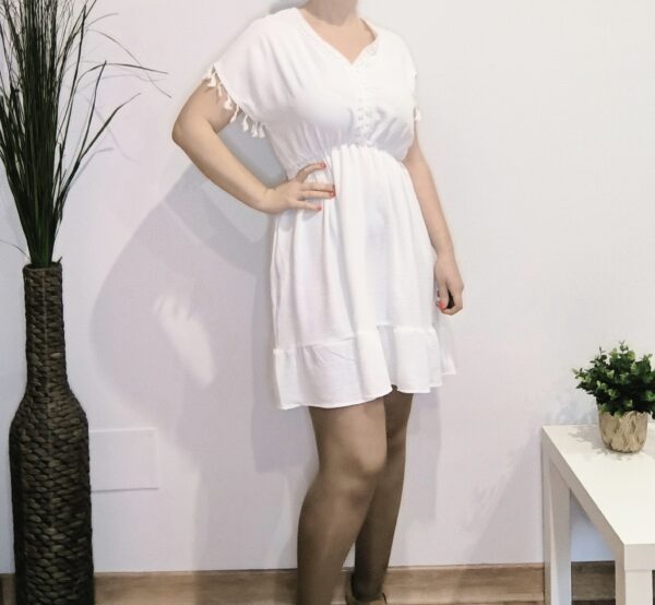 Vestido Julia Blanco - Imagen 2