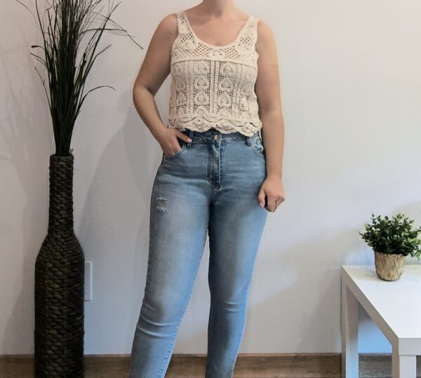 Top Olivia Beige - Imagen 2