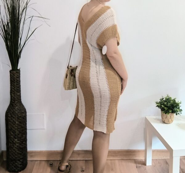 Vestido Gabriela Camel - Imagen 3