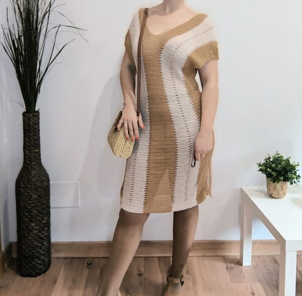 Vestido Gabriela Camel - Imagen 2