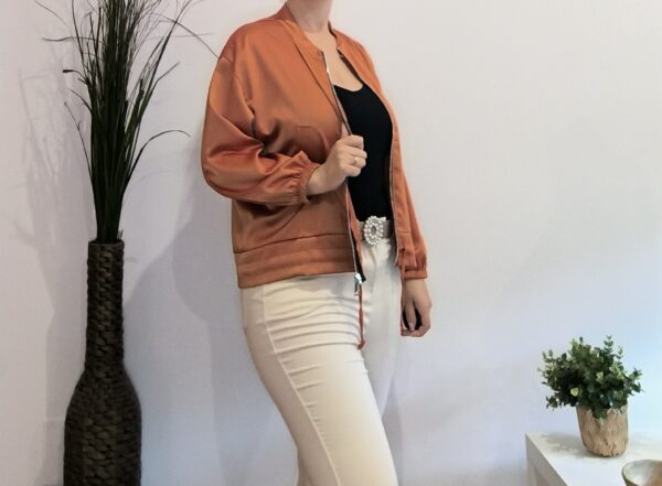 Bomber Violeta Teja - Imagen 2