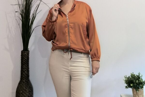 Bomber Violeta Teja - Imagen 3