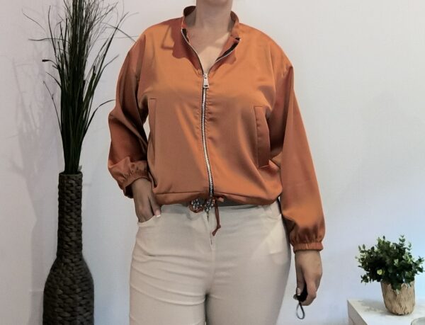 Bomber Violeta Teja