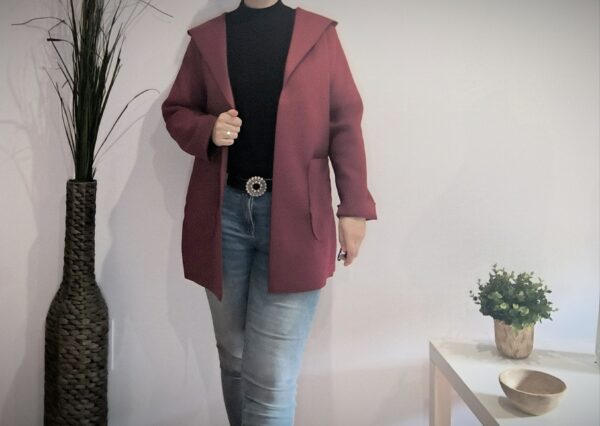 Chaqueta Aitana Burdeos