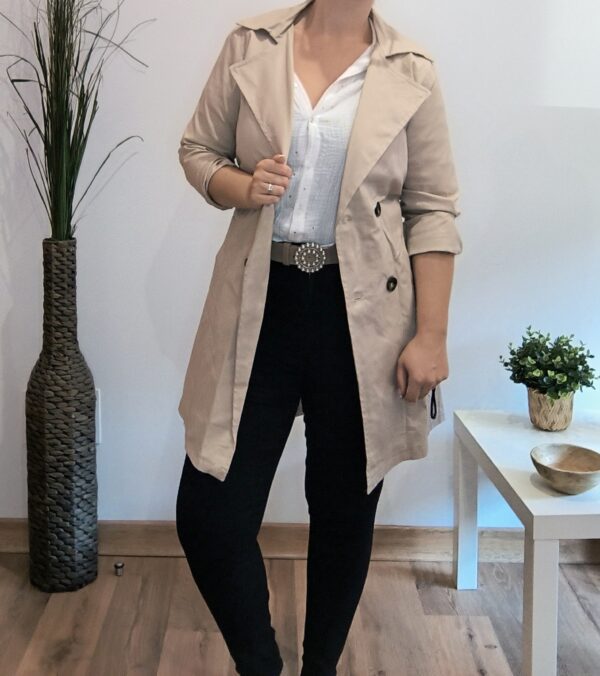 Trench Leila Camel