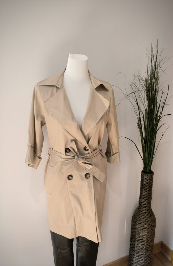 Trench Leila Camel - Imagen 3