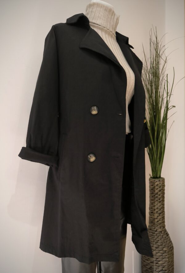 Trench Leila Negro - Imagen 3